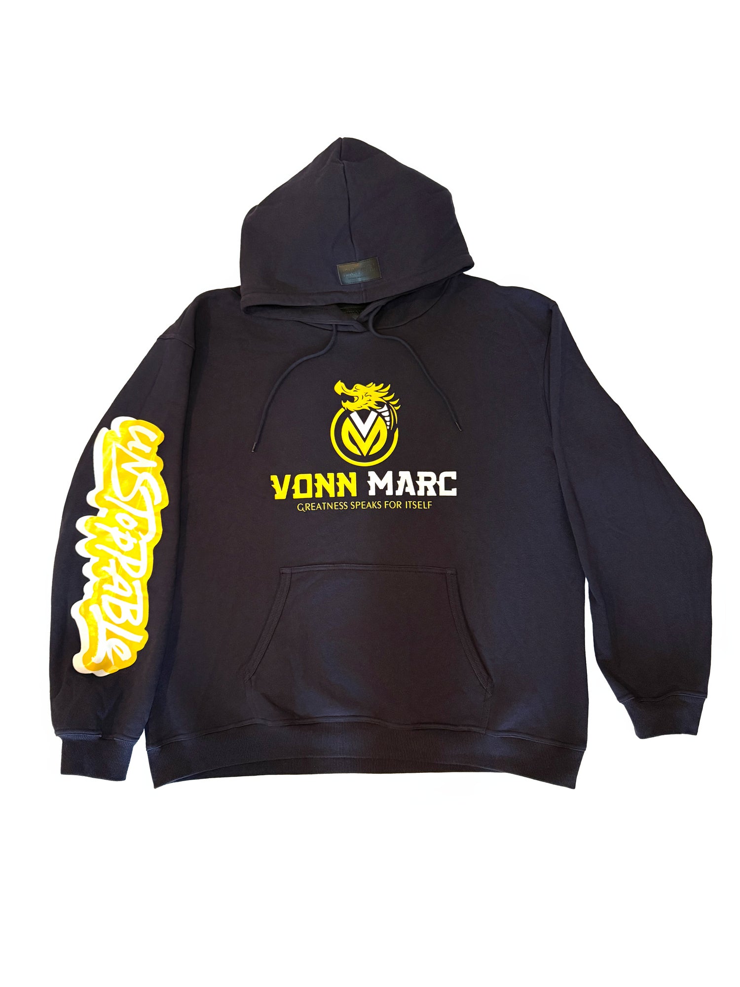 BLUE HOODIE WITH YELLOW AND WHITE LOGO , Sweat Pant 2 pockets, and 2 Zipper pockets as well $250.00 per set