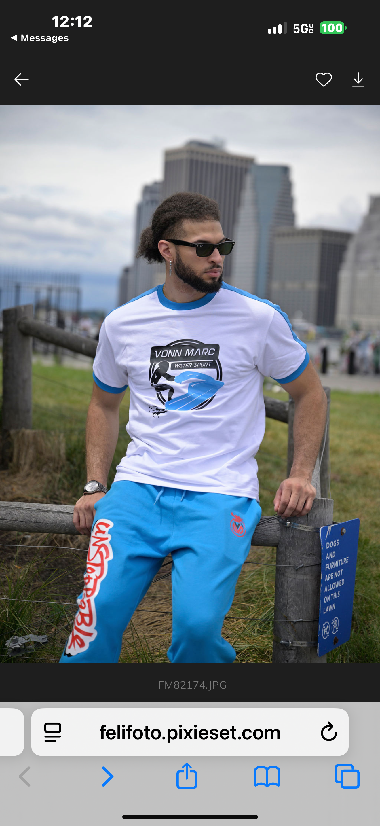 VONN MARC Ocean Blue Jet Ski T- Shirts