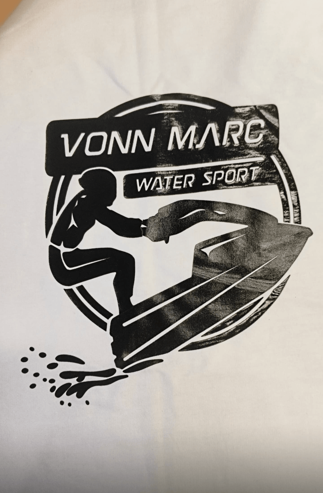 VONN MARC Blackwhite Jet Ski T- Shirts