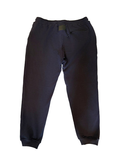 Black Hawk 100 cotton VONN MARC Sweat suit Small-4xl black jogger pants front view