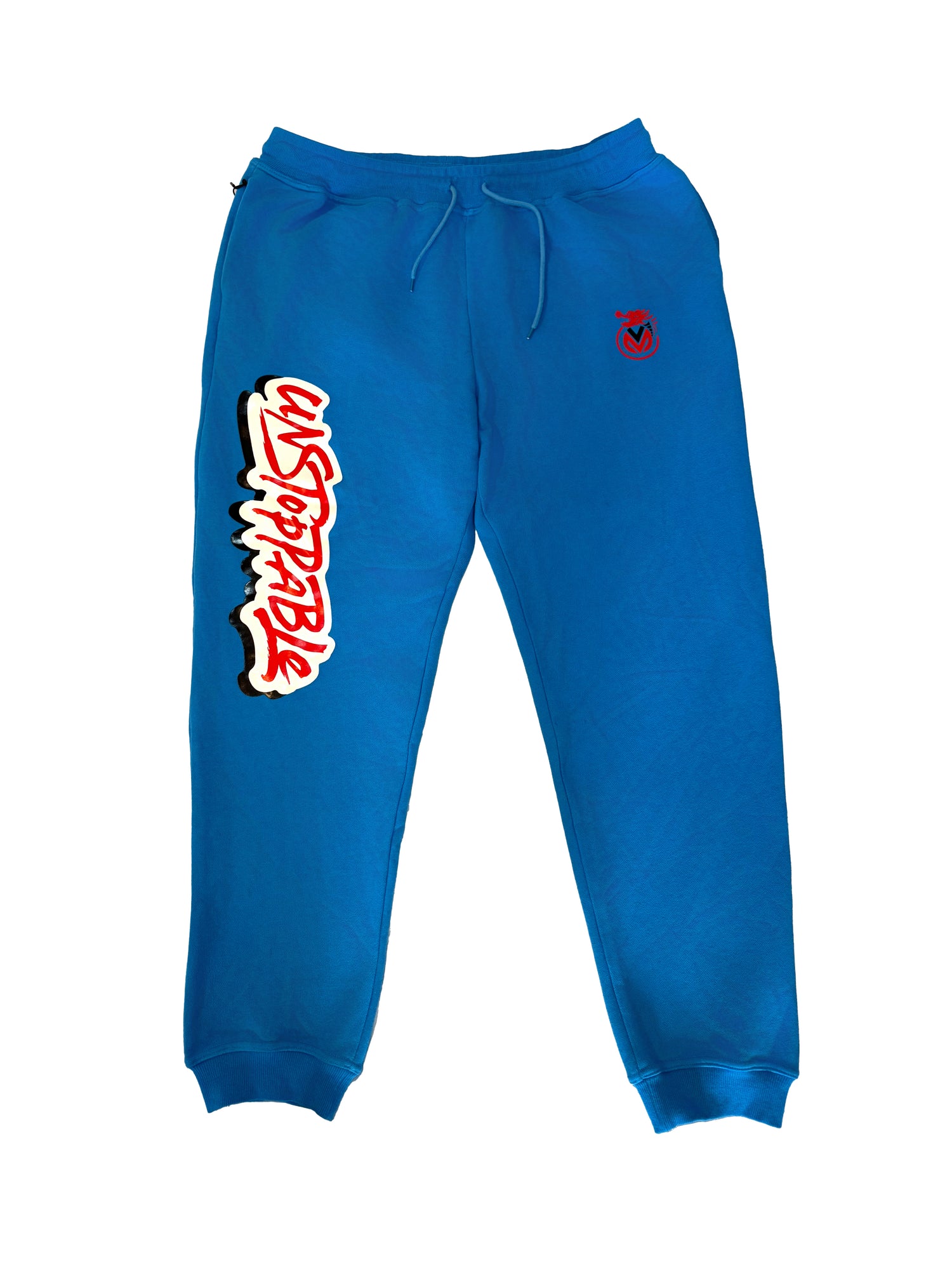 Blue Chip 100% cotton VONN MARC Sweat suit in vibrant blue with &