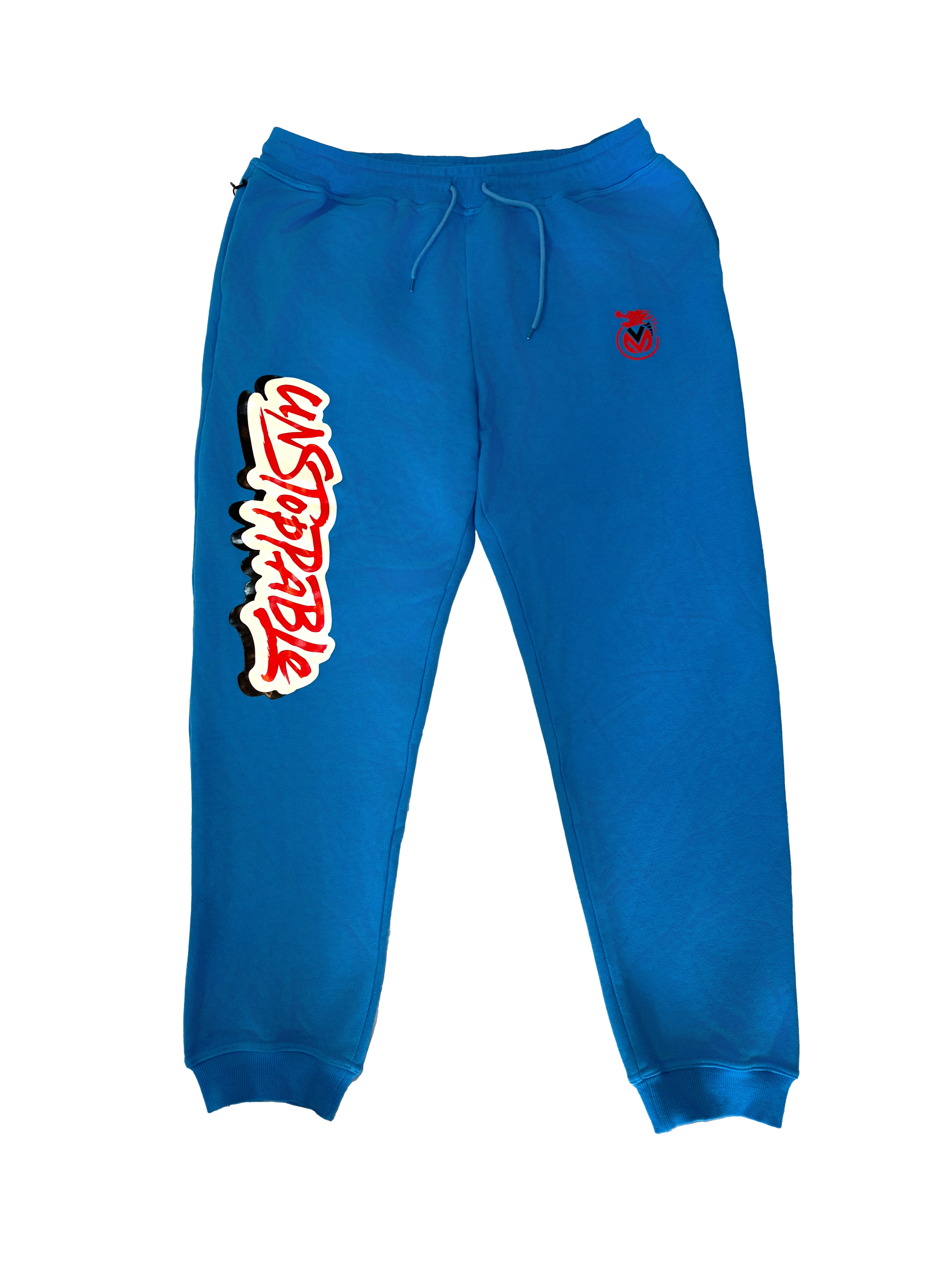 Blue Chip 100% cotton VONN MARC Sweat suit in vibrant blue with &